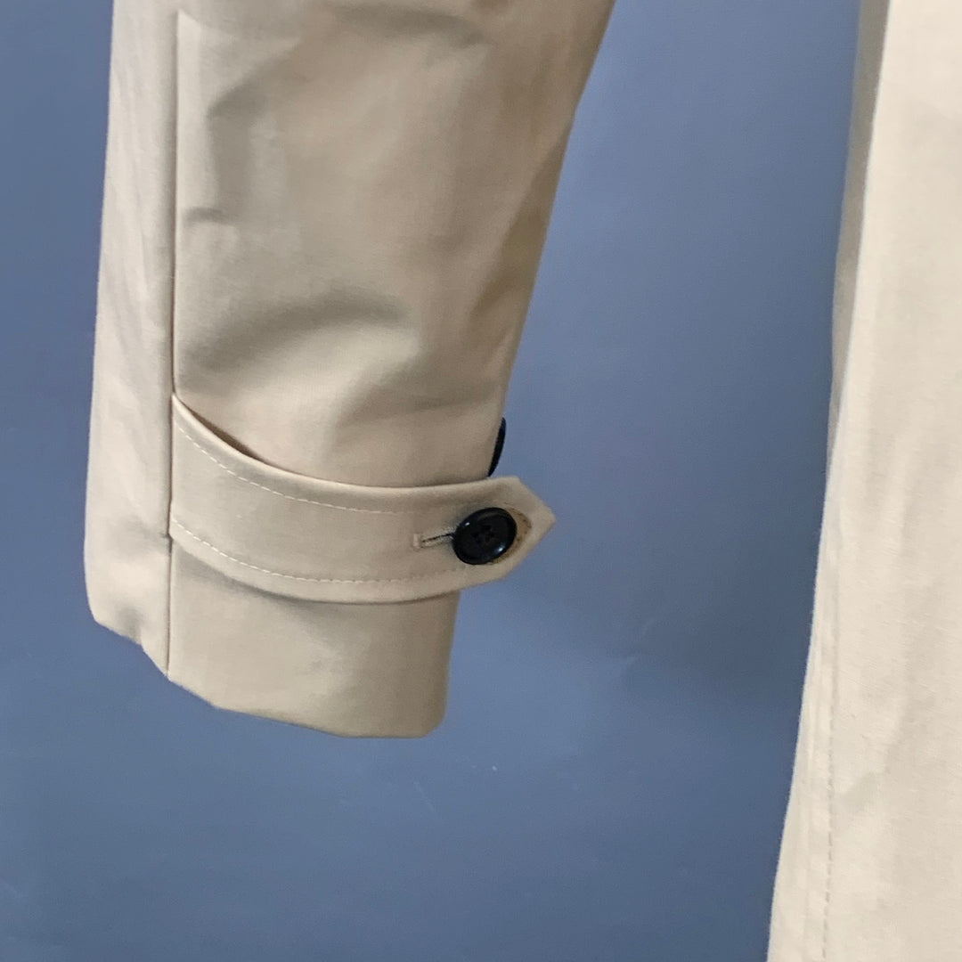 BROOKS BROTHERS Size XL Beige Cotton Trenchcoat