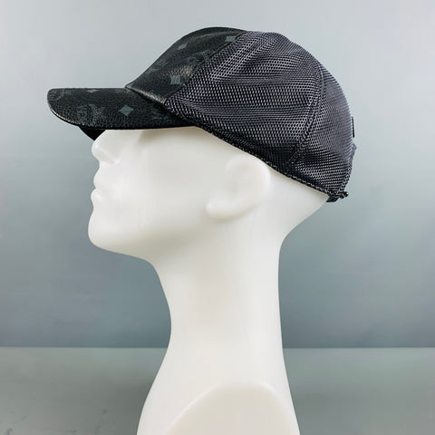 Chapeaux en PVC avec logo gris noir MCM