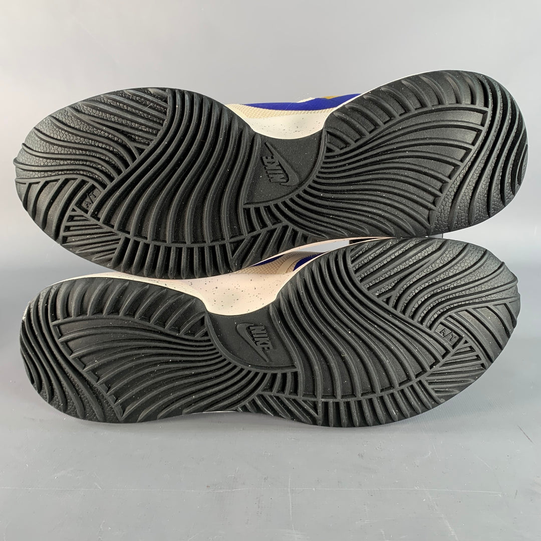 NIKE AIR Size 8 Pegasus All Terrain White Blue Color Block Nylon Sneakers