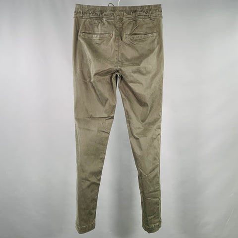 COTTON CITIZEN Size S Green Cotton Elastic Waistband Casual Pants