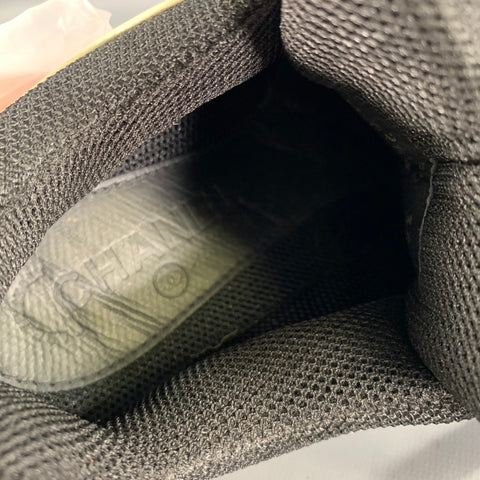 CHANEL Size 9 Black White M G26582 39 Monogram Trainer Sneakers
