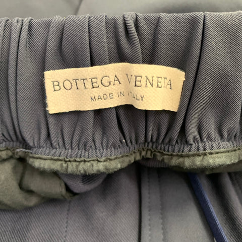 BOTTEGA VENETA Pre-Fall 2019 Size 32 Navy Polyamide Blend Casual Pants