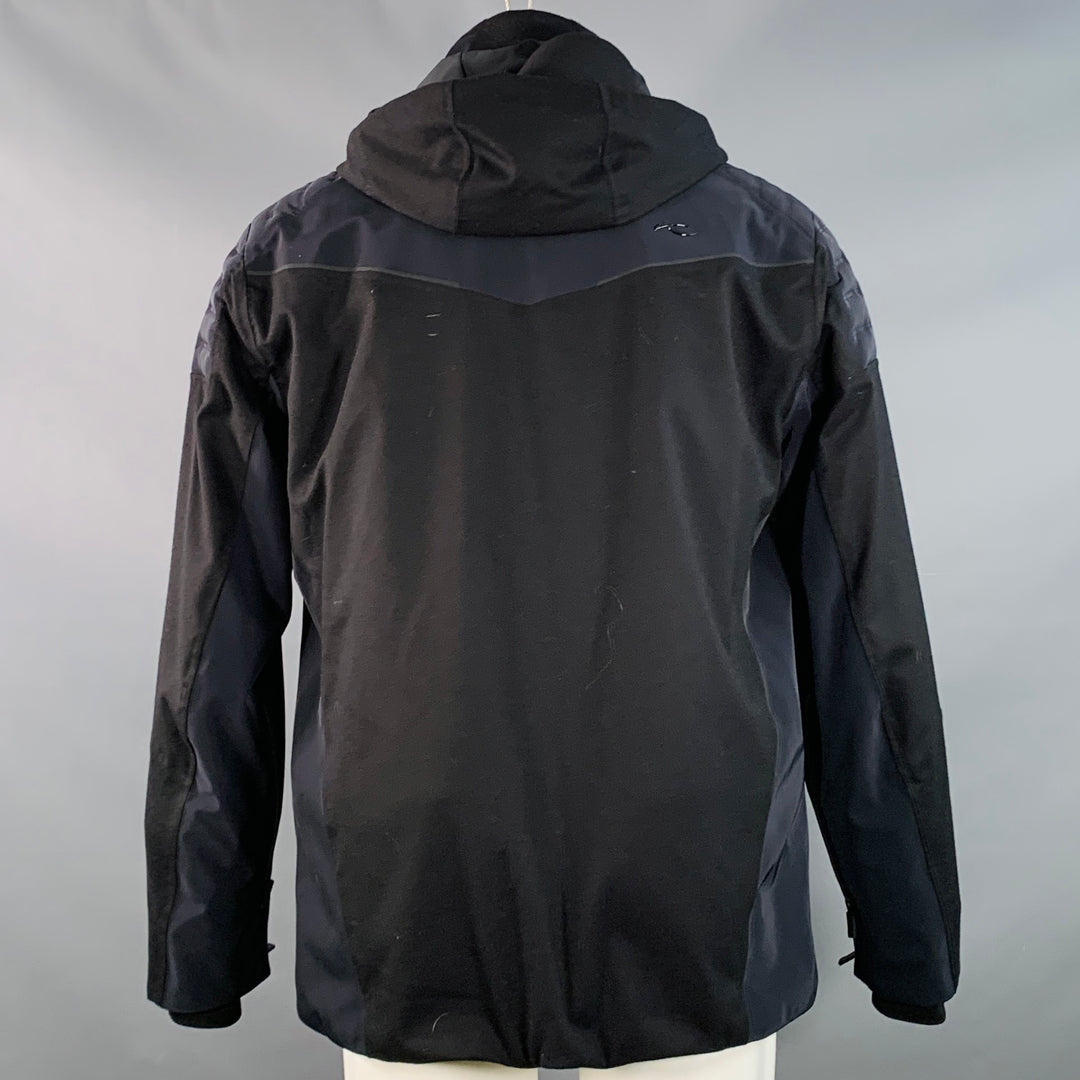 KJUS Size M Formula SE Black Polyamide Blend Hooded Ski Jacket