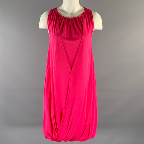 alice olivia pink dress ALICE + OLIVIA Size XS Pink Viscose Silk Sleeveless Dress – Sui Generis Designer Consignment