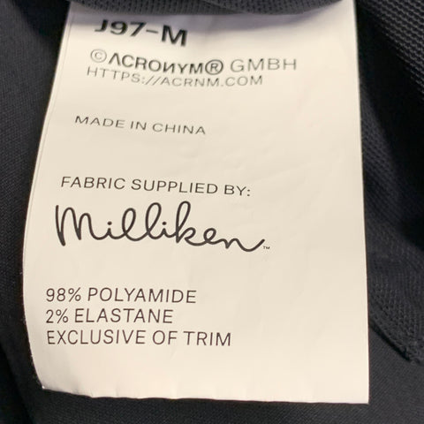 ACRONYM Size XL Black Polyamide Blend Windbreaker Jacket