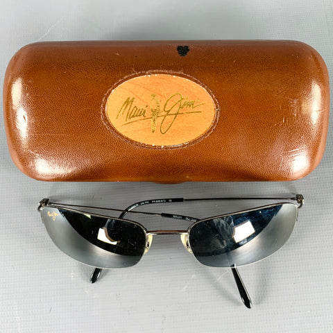 MAUI JIM Black Gunmetal Titanium Sunglasses