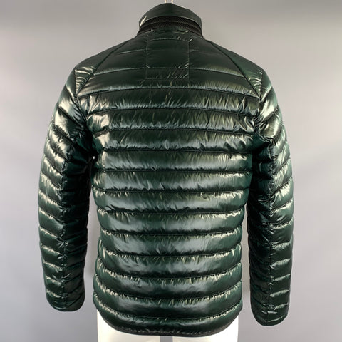 BOGNER Size 38 Green Quilted Polyamide Zip Up Jacket