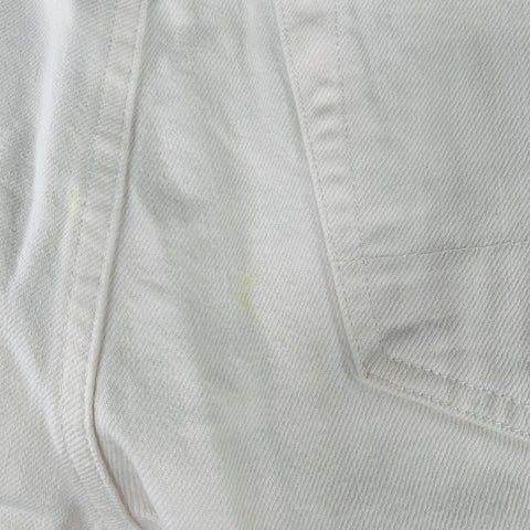 TOM FORD Size 31 White Cotton Button Fly Jeans