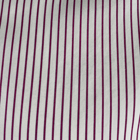 Chemise à manches longues en coton à rayures blanches et violettes HUGO BOSS taille XL