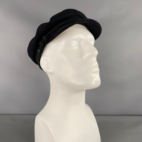 ROBERT KIRK Size 57 Black Wool Hats