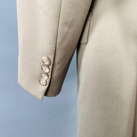 POLO by RALPH LAUREN Size 46 Taupe Virgin Wool Notch Lapel Sport Coat