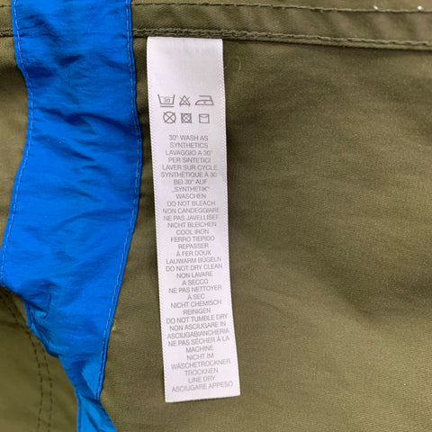 PS by PAUL SMITH Size M Green Olive Cotton Nylon Hooded Windbreaker Jacket