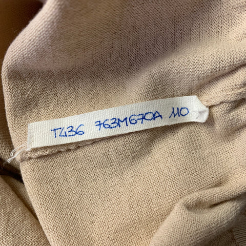 DIOR Size M Beige Wool Blend Crew-Neck Tank Top