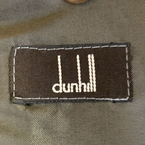 DUNHILL Size 42 Tan Red Plaid Wool Cashmere Notch Lapel Sport Coat