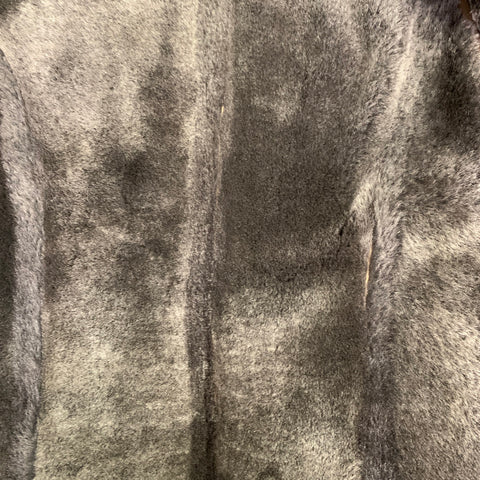 ARTICO Size 38 Brown Suede Shearing Zip Up Vest