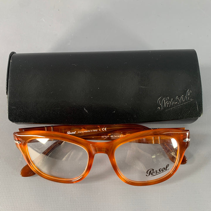 PERSOL Terra di Siena Orange Tortoiseshell Acetate Frames