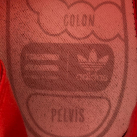ADIDAS x PHARRELL WILLIAMS Size 11 Red Ombre Nylon Lace-Up Sneakers