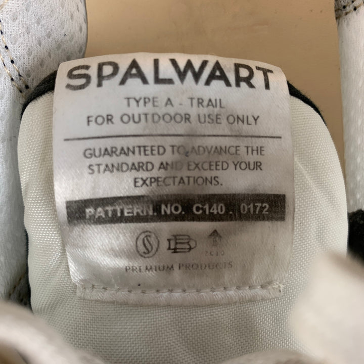 SPALWART Size 7 Blue Cream Nylon Color Block Low Top Sneakers