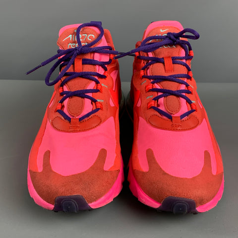NIKE Size 10.5 Pink Fuchsia  -REACT- Sneakers