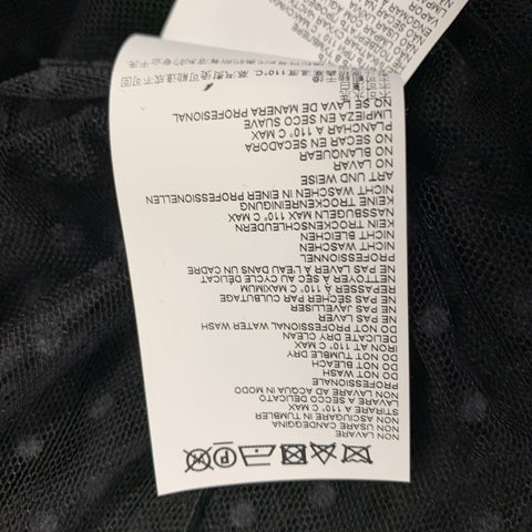 MAISON MARGIELA Size S Black Polyamide Blend Mesh Patch Pockets Shirt