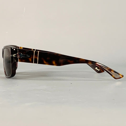 PERSOL Brown Tortoiseshell Acetate Polarized Sunglasses