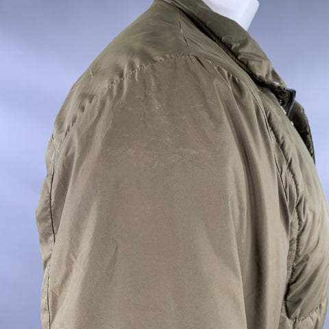 DIRK BIKKEMBERGS Taille L Veste en mélange de polyester vert olive
