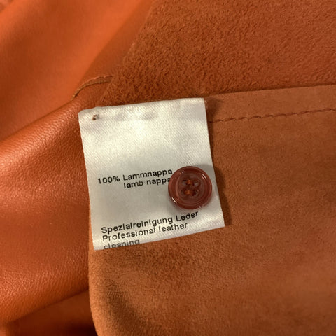 AKRIS Size M Leather Lambskin Sleeveless Casual Top