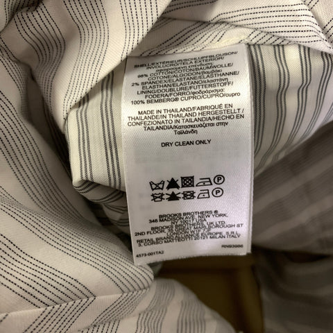 BLACK FLEECE Size 32 Khaki Solid Cotton Blend Button Fly Dress Pants