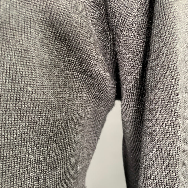 VIKTOR & ROLF Size M Grey Knit V-Neck Pullover