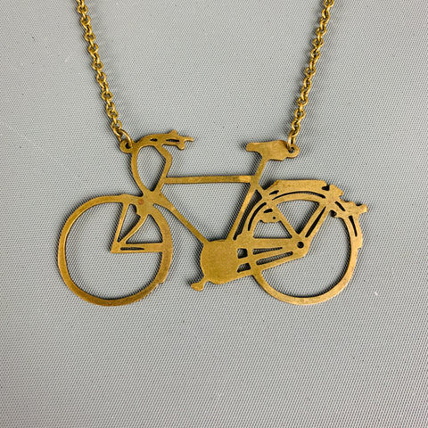 VINTAGE Gold Metal Necklace