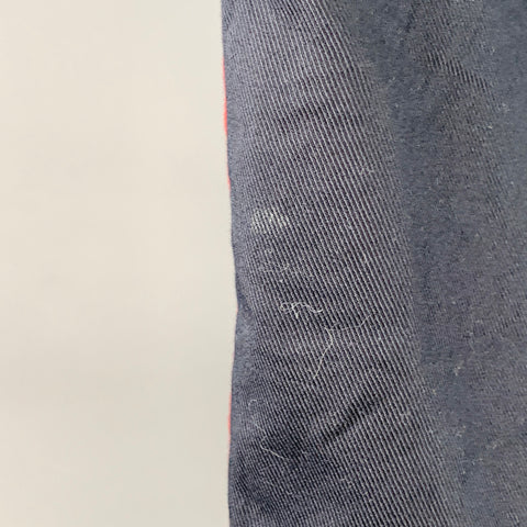 DOLCE & GABBANA Size 32 Navy Red Stripe Cotton Blend Zipper Stripe Casual Pants