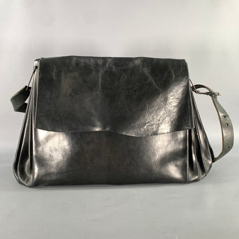 M.A+ Black Leather Tote Bags