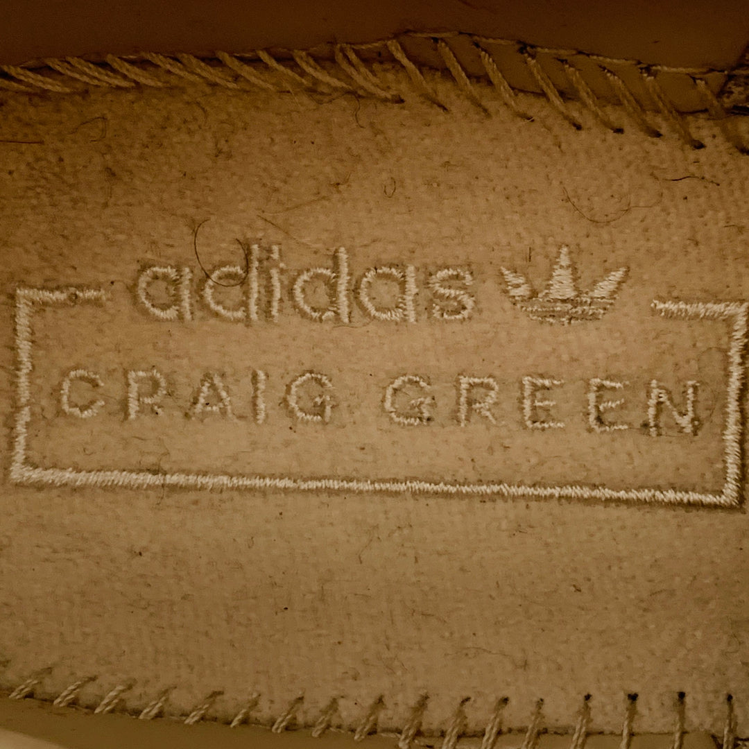 ADIDAS BY CRAIG GREEN Size 10 Scuba Stan Beige Leather Low Top Sneakers