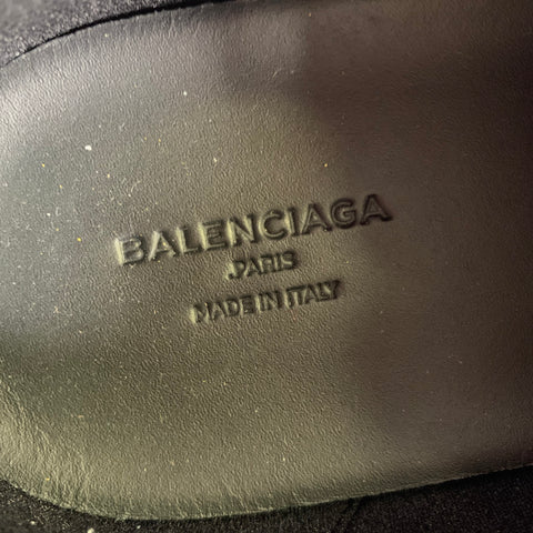 BALENCIAGA Size 10 Black Multi-Color Mixed Patterns Mixed Fabrics Sneakers