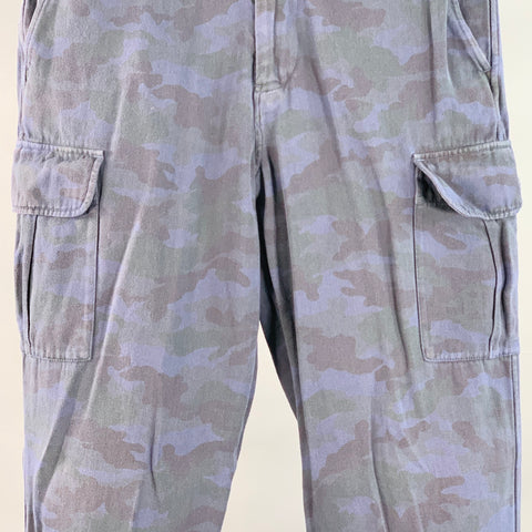 PS by PAUL SMITH Size 30 Blue Grey Camouflage Cargo Zip Fly Casual Pants