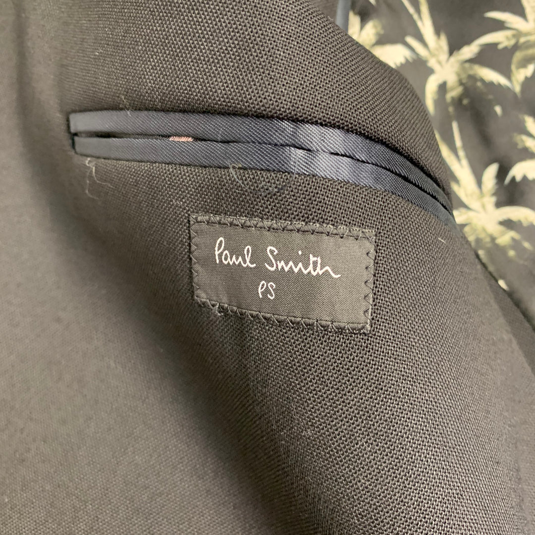 PS by PAUL SMITH Size 44 Black Wool Patch Pockets Sport Coat