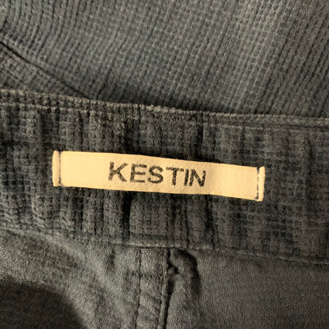 KESTIN Size 32 Navy Corduroy Cotton Relax Pants