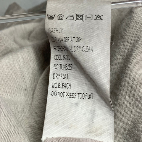 OBJETS TROUVÉS Haut décontracté en coton kaki à encolure dégagée Taille M
