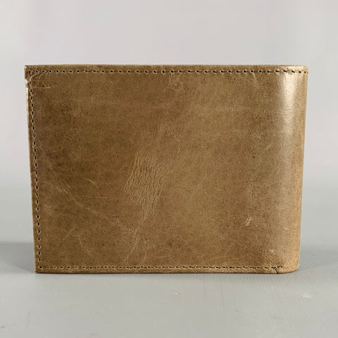 ALPINE SWISS Grey Leather Wallet