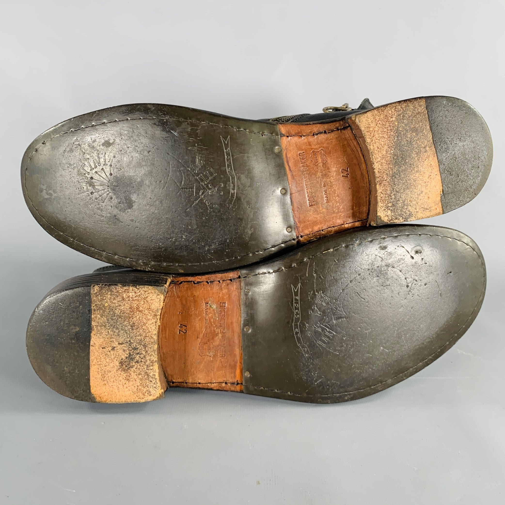 FIORENTINI + BAKER Size 9 -Eternity Elf- Black Leather Side Zipper