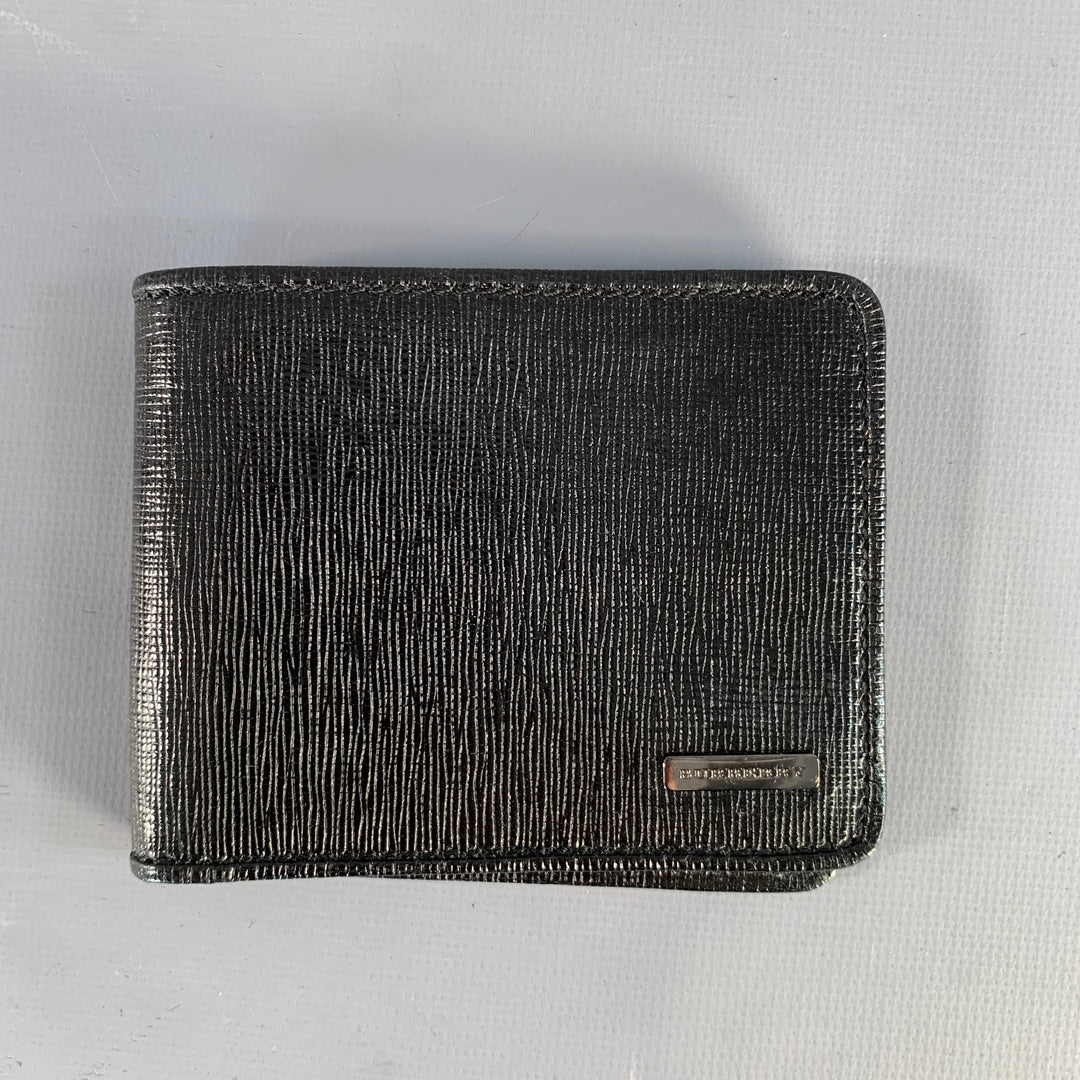 BURBERRY Black Saffiano Leather Wallet