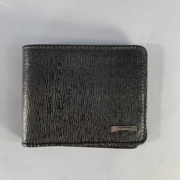 BURBERRY Black Saffiano Leather Wallet