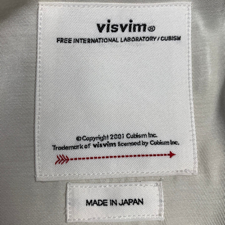 VISVIM Size L Yardbird Black Wool Linen Notch Lapel Sport Coat