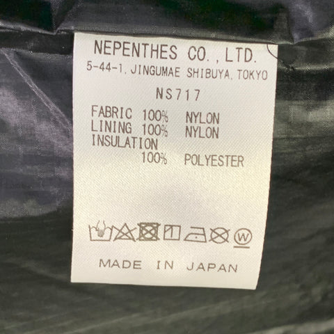 SOUTH 2 WEST 8 Size L Black Quilted Nylon Collarless Puffer Jacket
