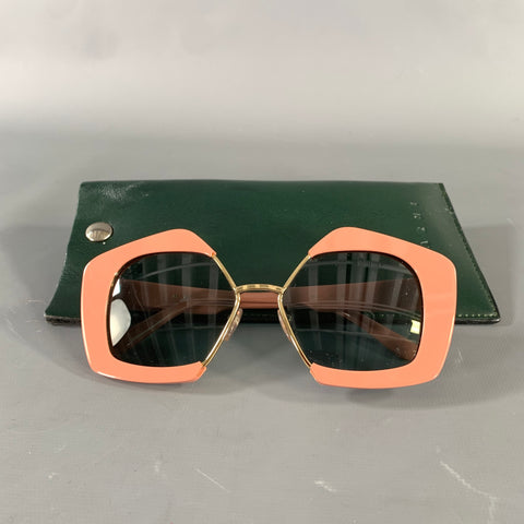 MARNI Pink ME603S Acetate Sunglasses