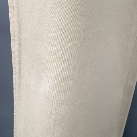 TOM FORD Size 30 Grey Taupe Twill Cotton Tapered Casual Pants
