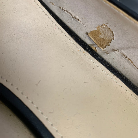 COLE HAAN Size 11 Tan Black Calf Hair Ocelot Print Pointed Toe Flats