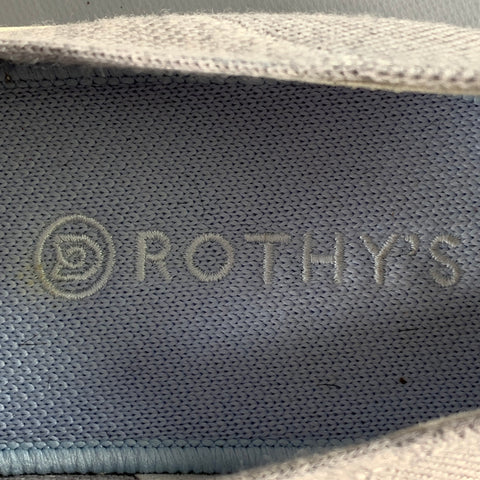 ROTHY'S Size 13 Grey Wool Blend Slip On Sneakers