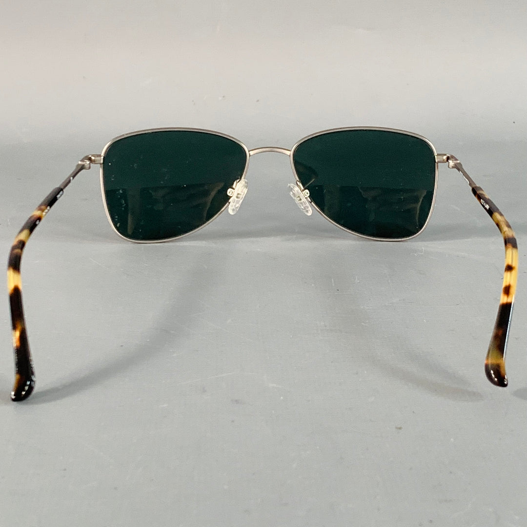 DRIES VAN NOTEN Silver Tortoiseshell Metal Sunglasses