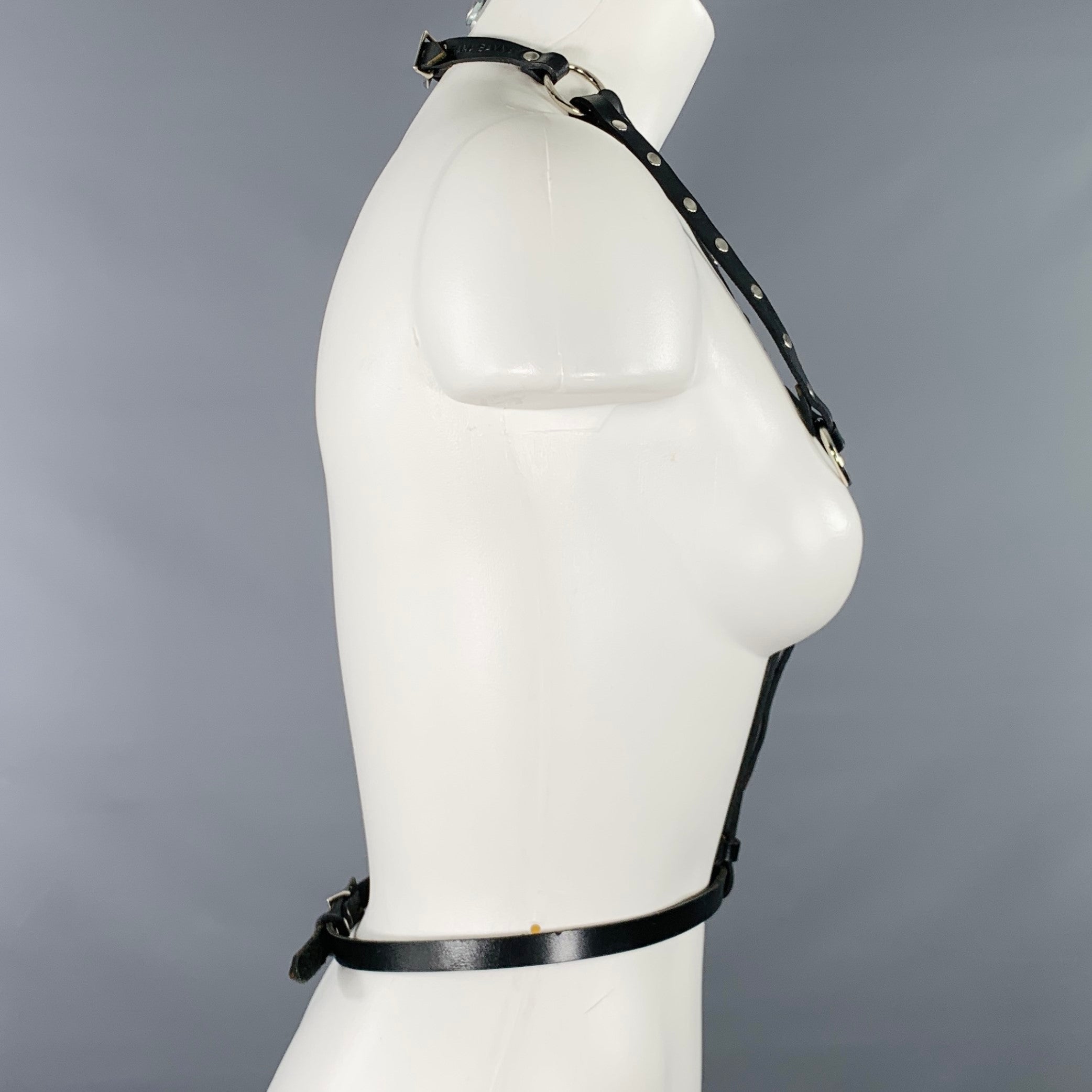 ZANA BAYNE Size XS Black Studded Leather Harness – Sui Generis